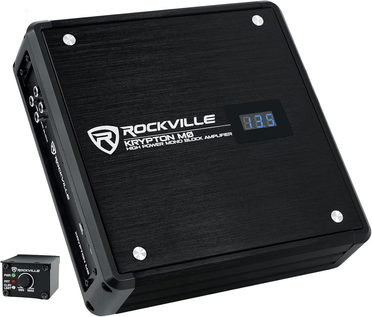6000w Peak Mono Car Amplifier with Remote A5865