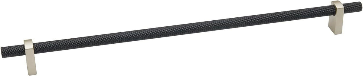 24" Center To Center Knurled Bar Appliance Pull Matte Black L81830