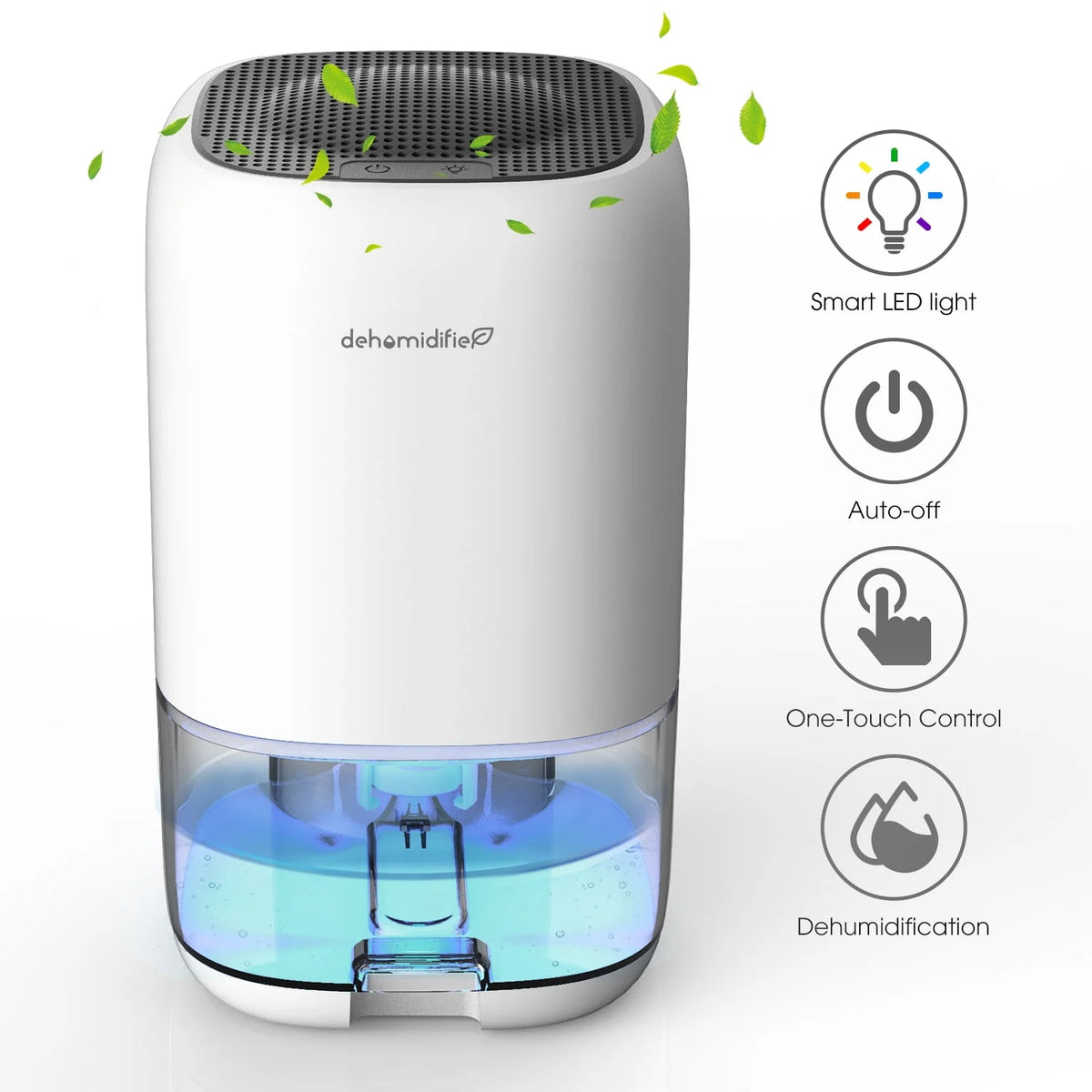 Portable Ultra Quiet Dehumidifier 1000ML U6063