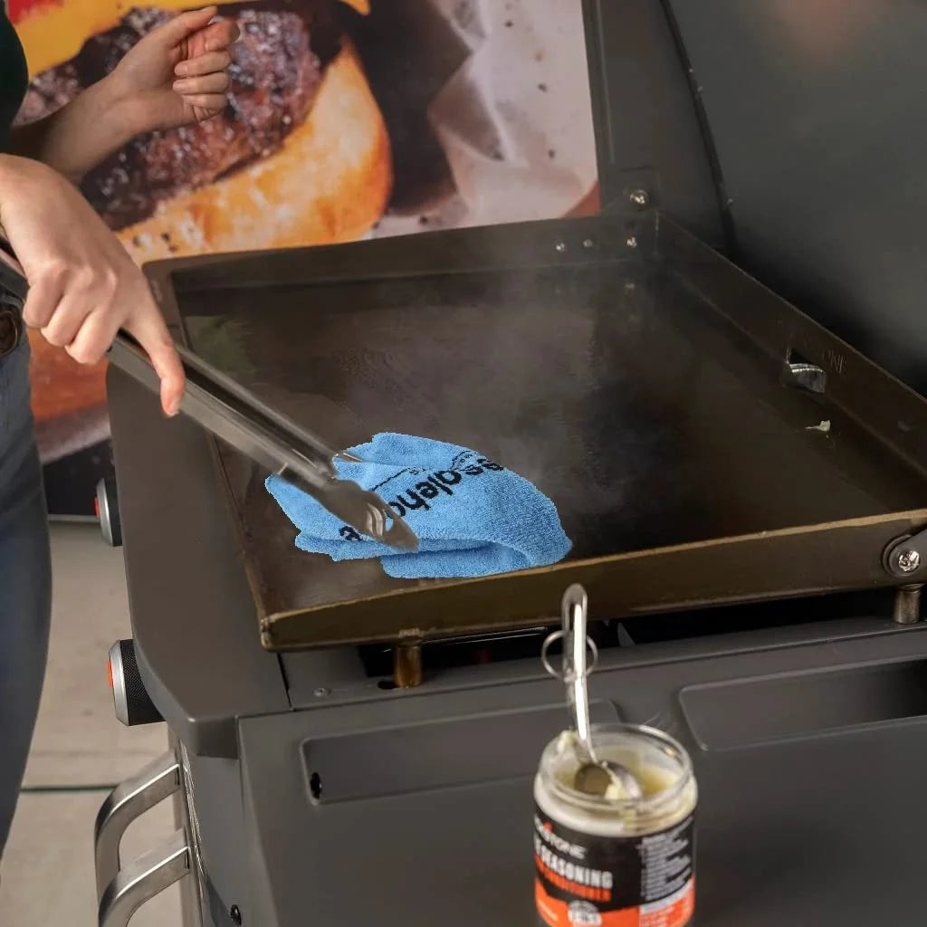 22 inch Propane Flat Top Gas Grill with Hood and Stand J749076