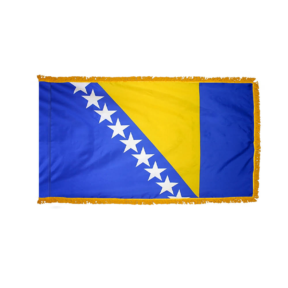 3ft. x 5ft. Bosnia-Herzegovina Flag with Fringe E524