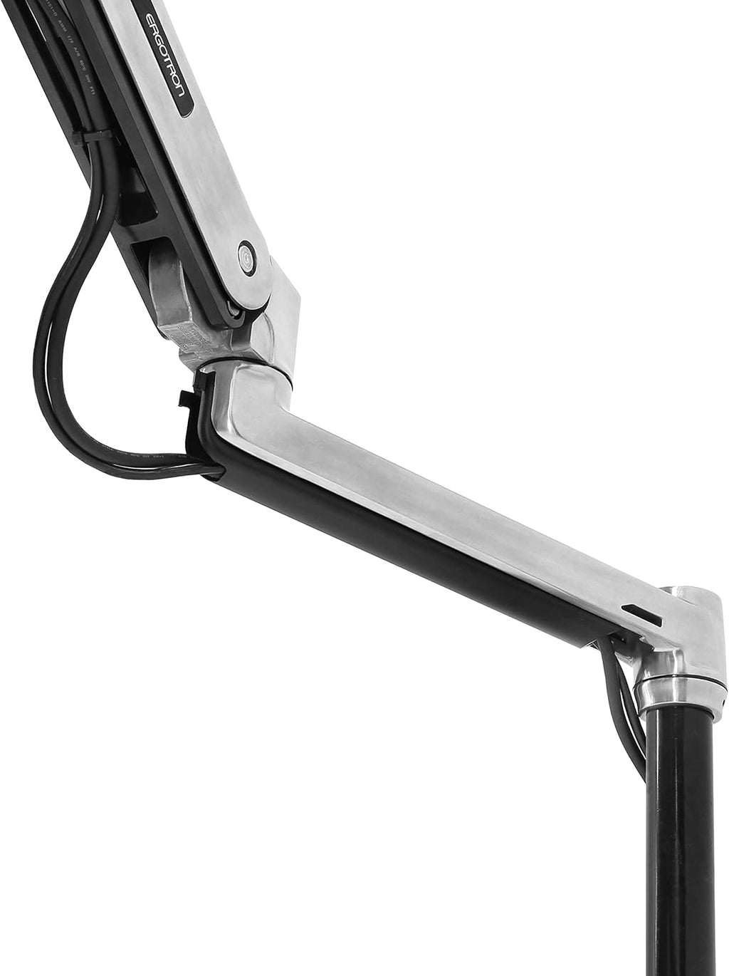 Polished Aluminum Single Monitor Arm D801093