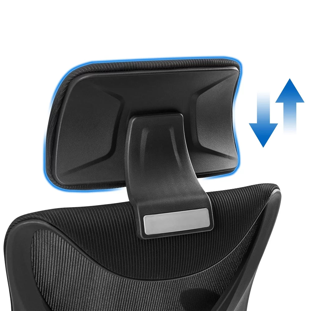 Set of 2 Black High Back Office Chair X393196