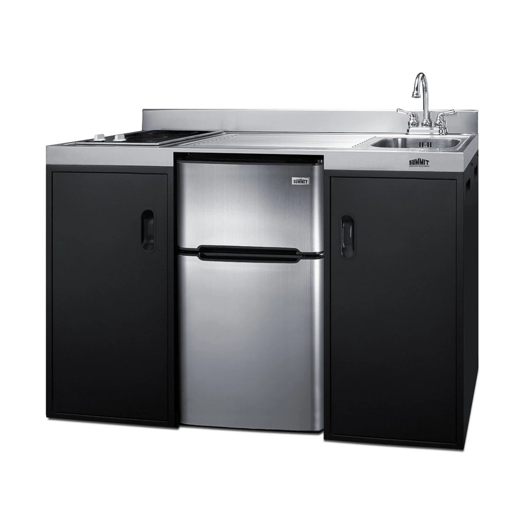 55" Wide Stainless Steel Kitchenette Q859967