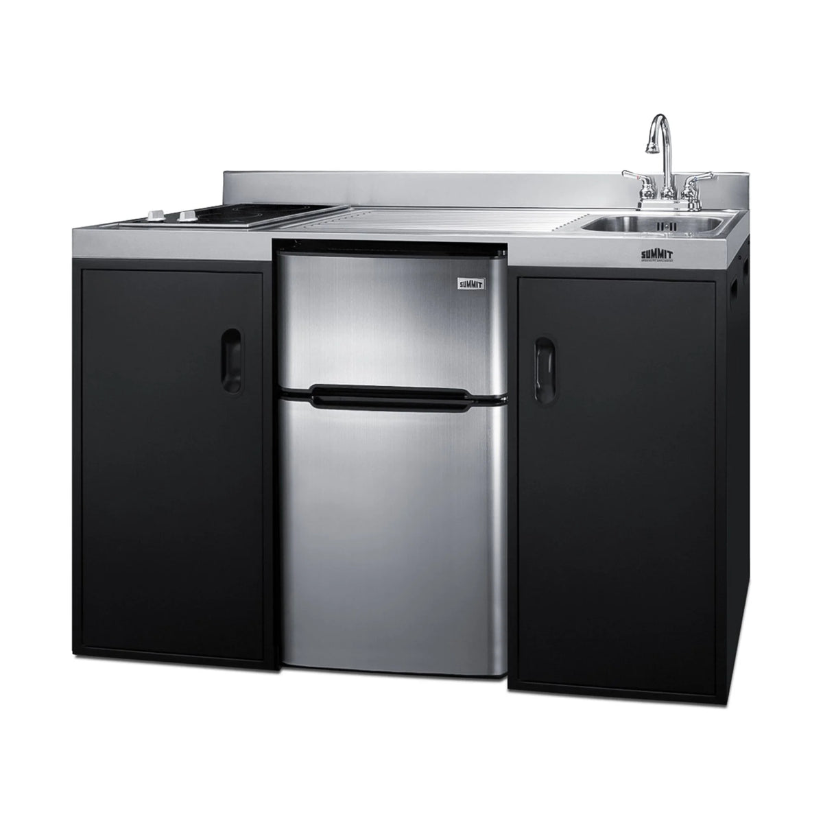 55" Wide Stainless Steel Kitchenette Q859967