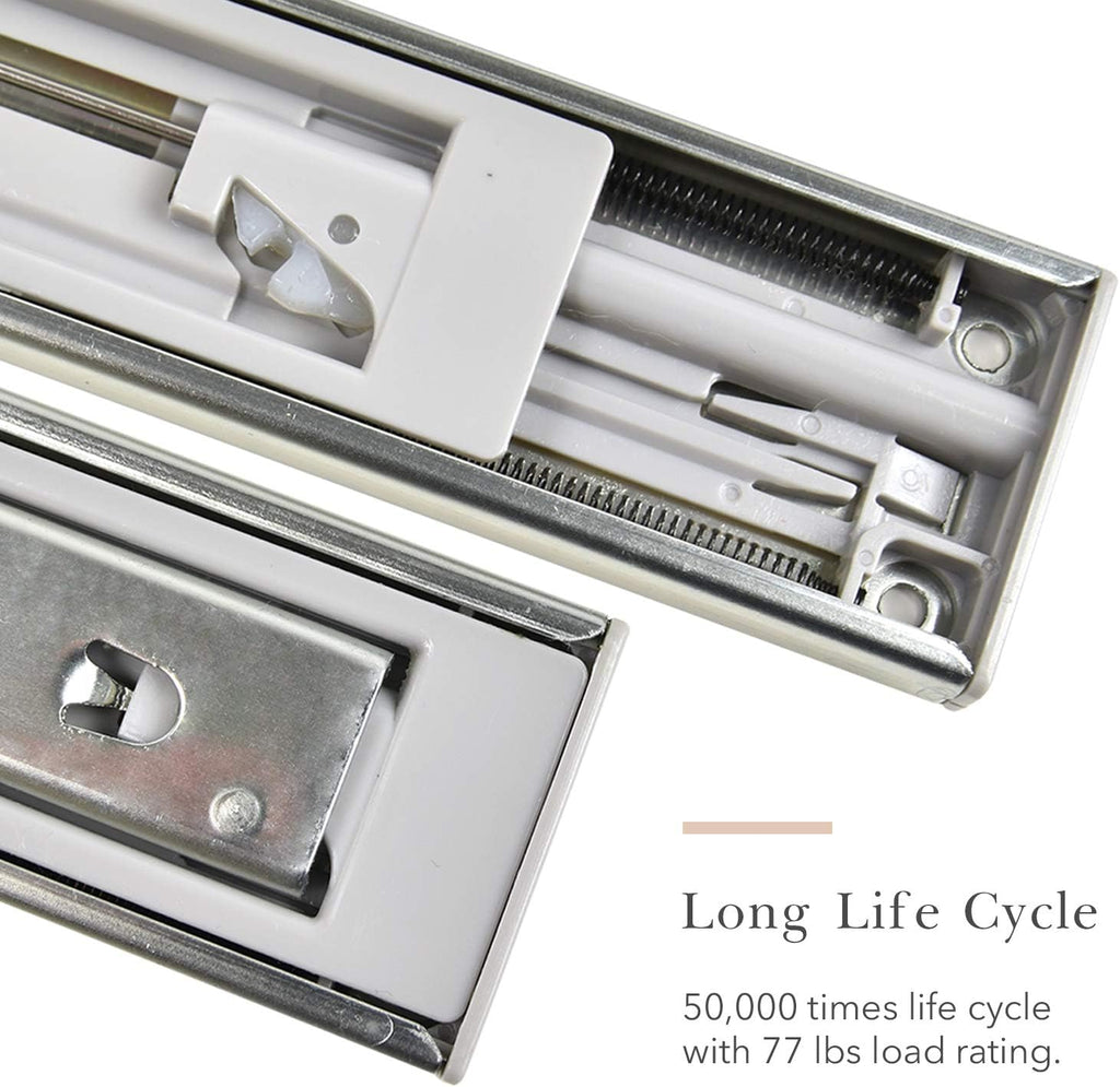 10-Pairs 18 Inch Soft Close Drawer Slides L8631