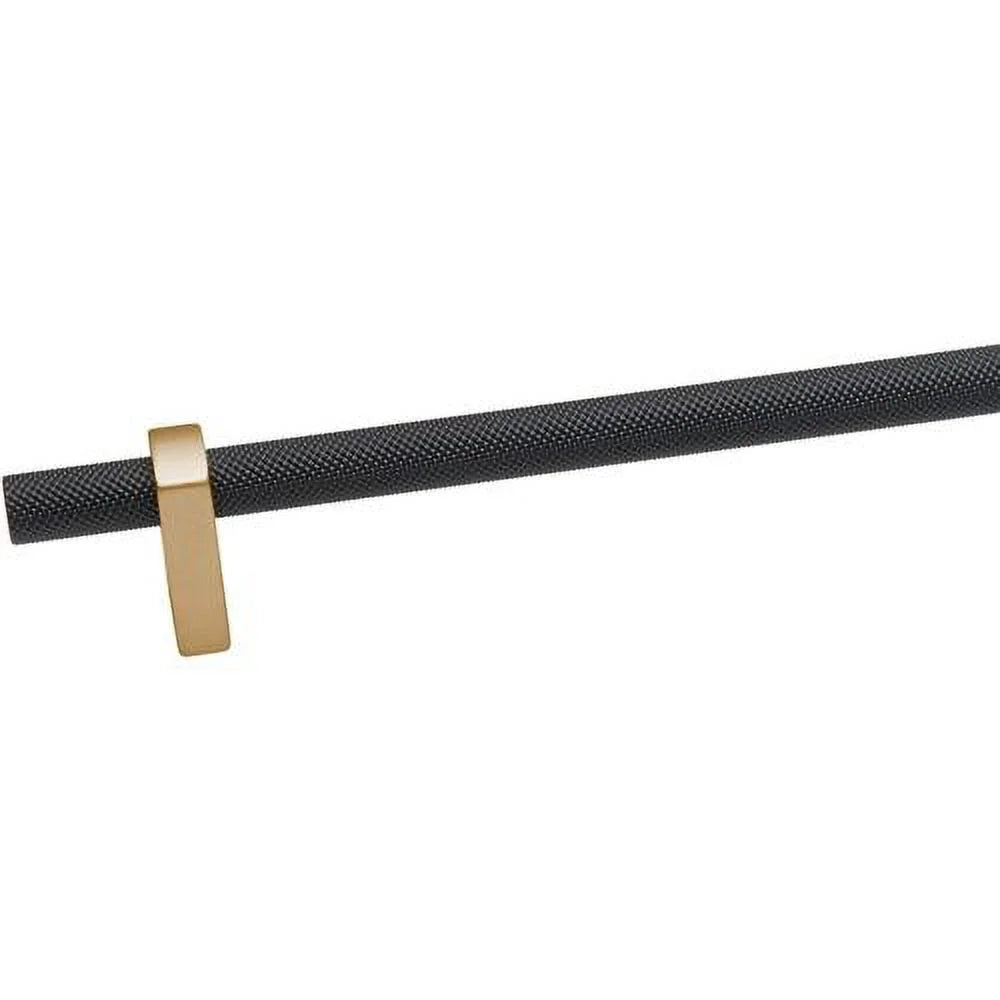 24" Center To Center Knurled Bar Appliance Pull Matte Black L81830