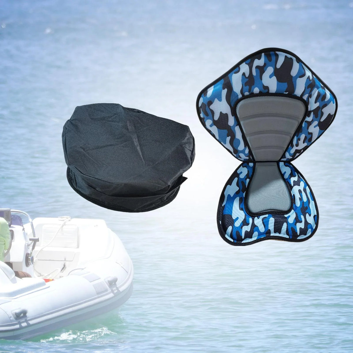 Kayak Seat Back Support Pad with Adjustable Strap C5402