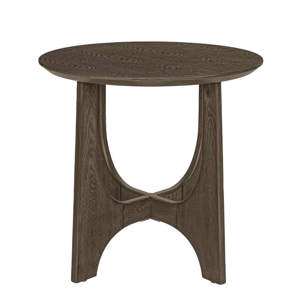 Round Wooden Side Table K983610