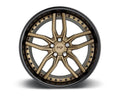 Bronze w/ Gloss Black Lip 1-Piece Cast Wheel 19x9.5 5x114.3 35mm D485547