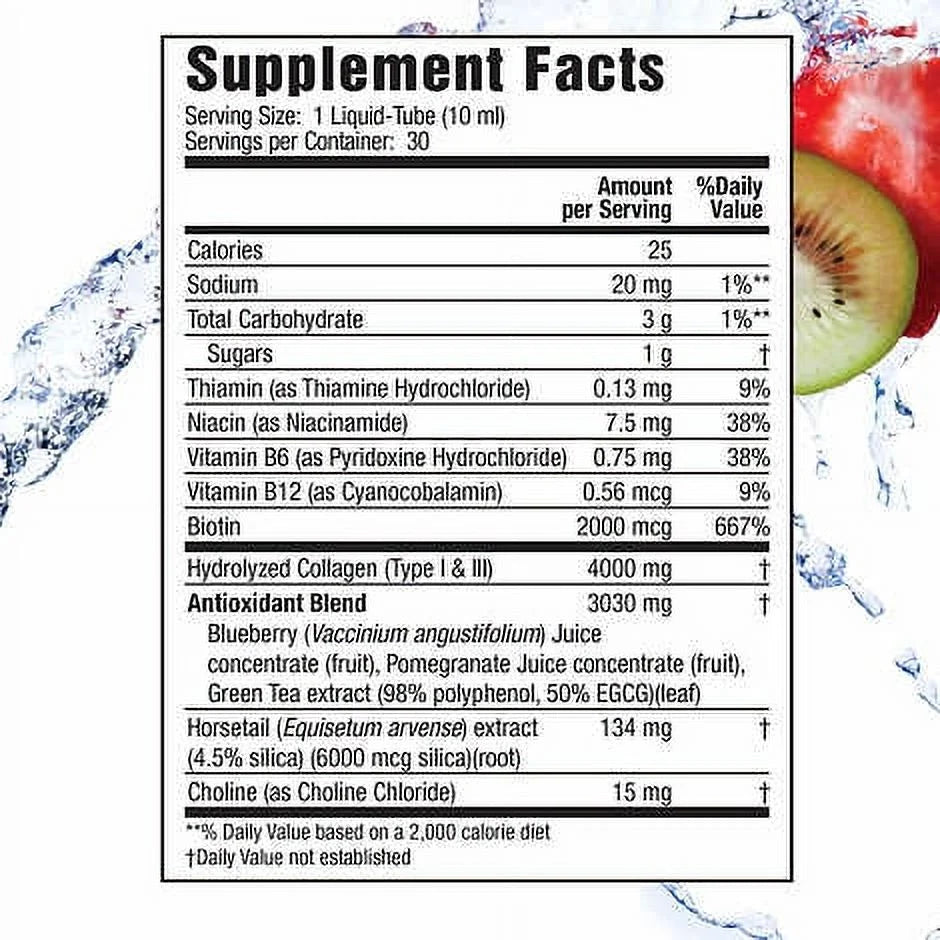 Liquid Collagen Drink Mix Tubes, 4000 Mg, 30 Ct I621560