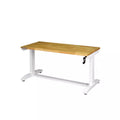 Adjustable Height Work Table in White T886229