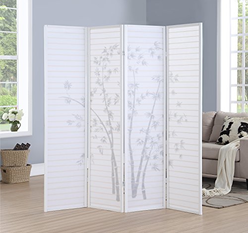Black 3-Panel Shoji Room Divider Screen D641