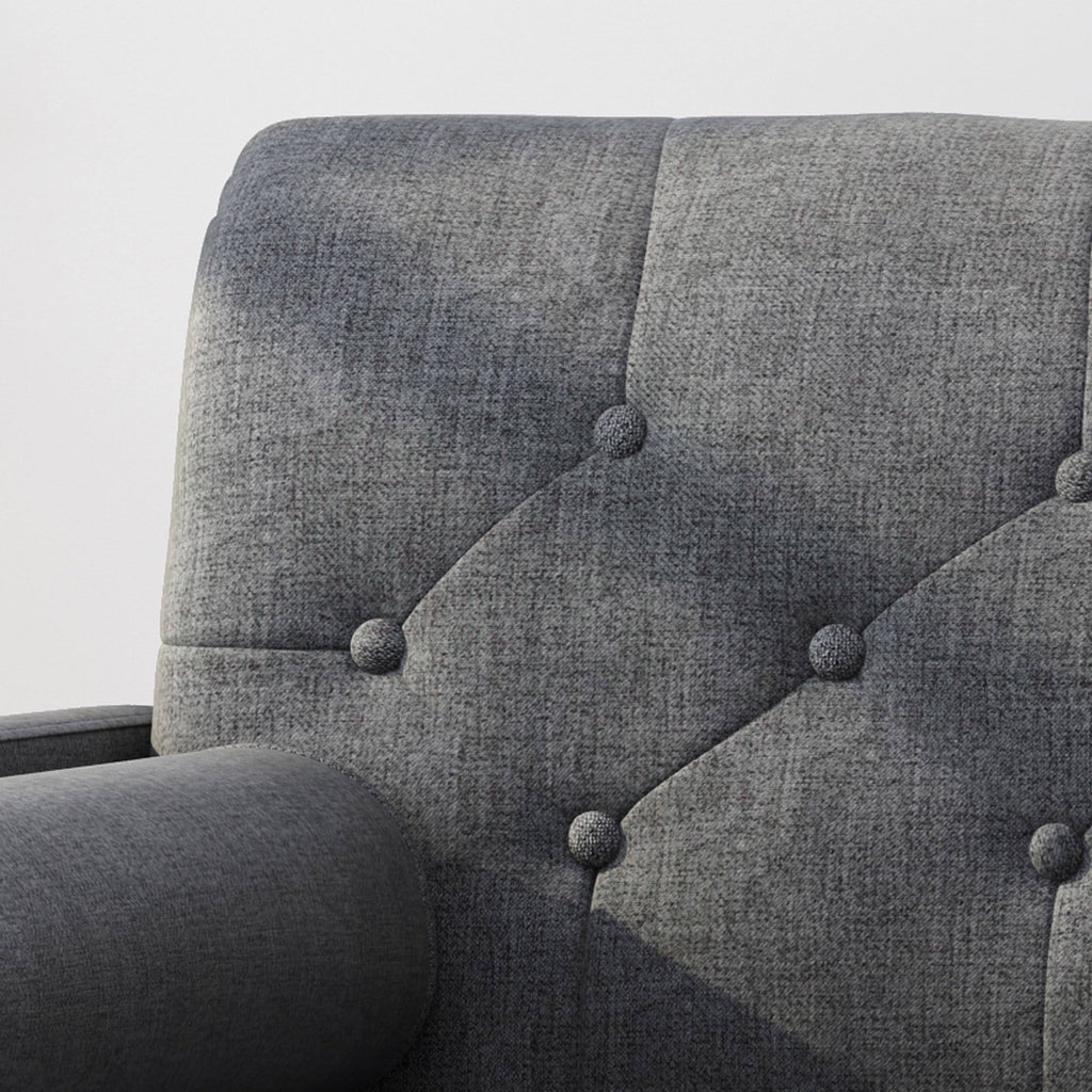 Light Gray Fabric Club Chair M75926