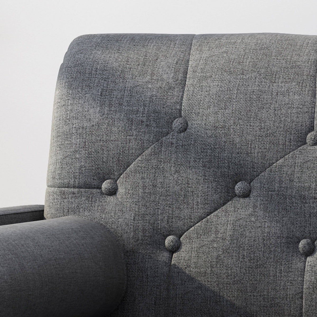 Light Gray Fabric Club Chair M75926