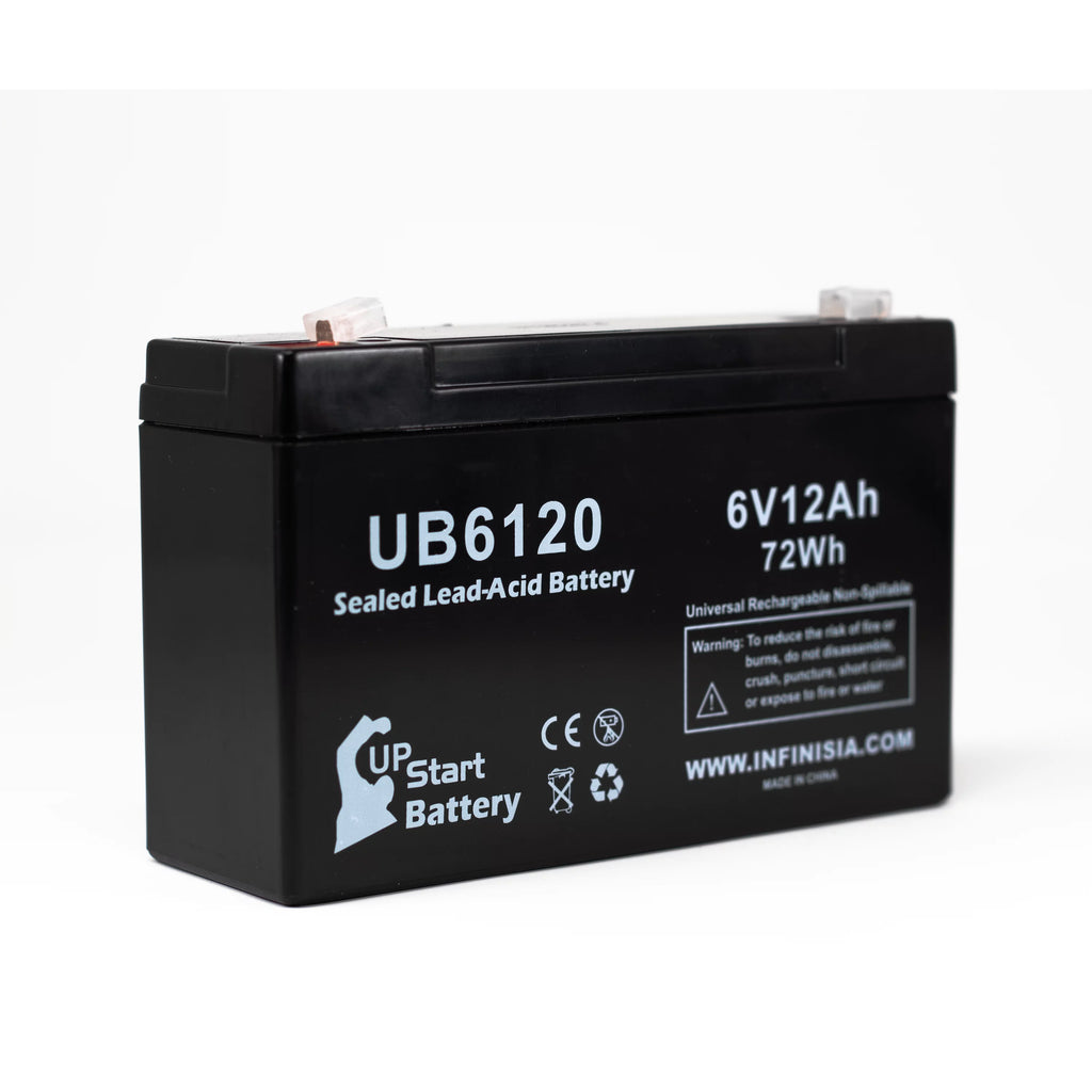 4x Pack 6V 12Ah Sealed Lead Acid Battery Y817