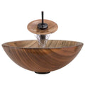 Oil Rubbed Bronze Bathroom Waterfall Faucet Ensemble W60543