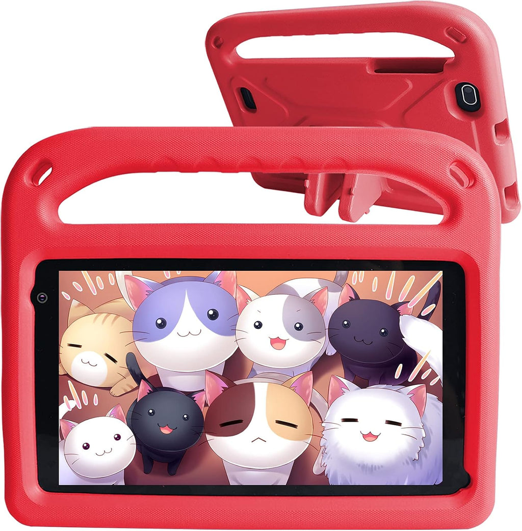 7in 32GB ROM 128GB Extended Memory Android 11 Go Kids Tablet Quad-Core IPS HD Display Blue G7457