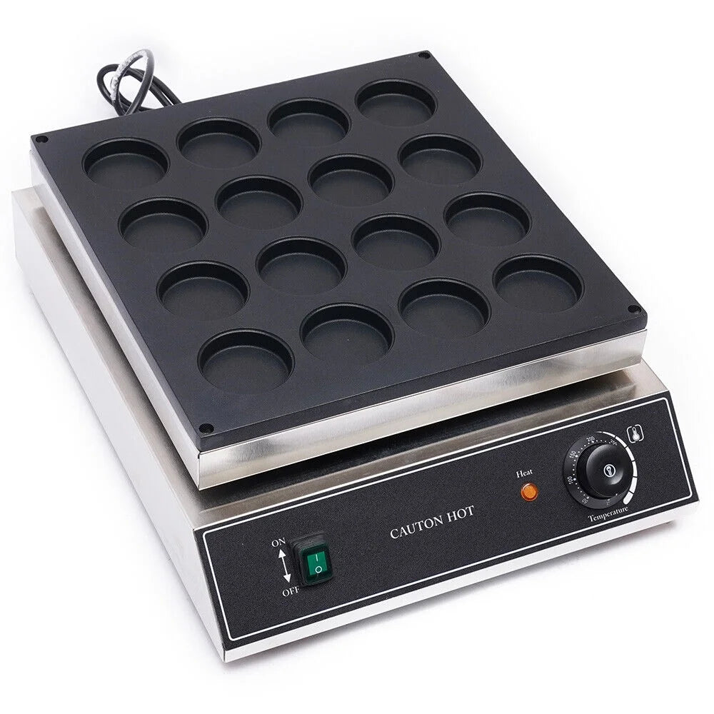 16 Holes Electric Nonstick Waffle Pancake Maker 1700W K393