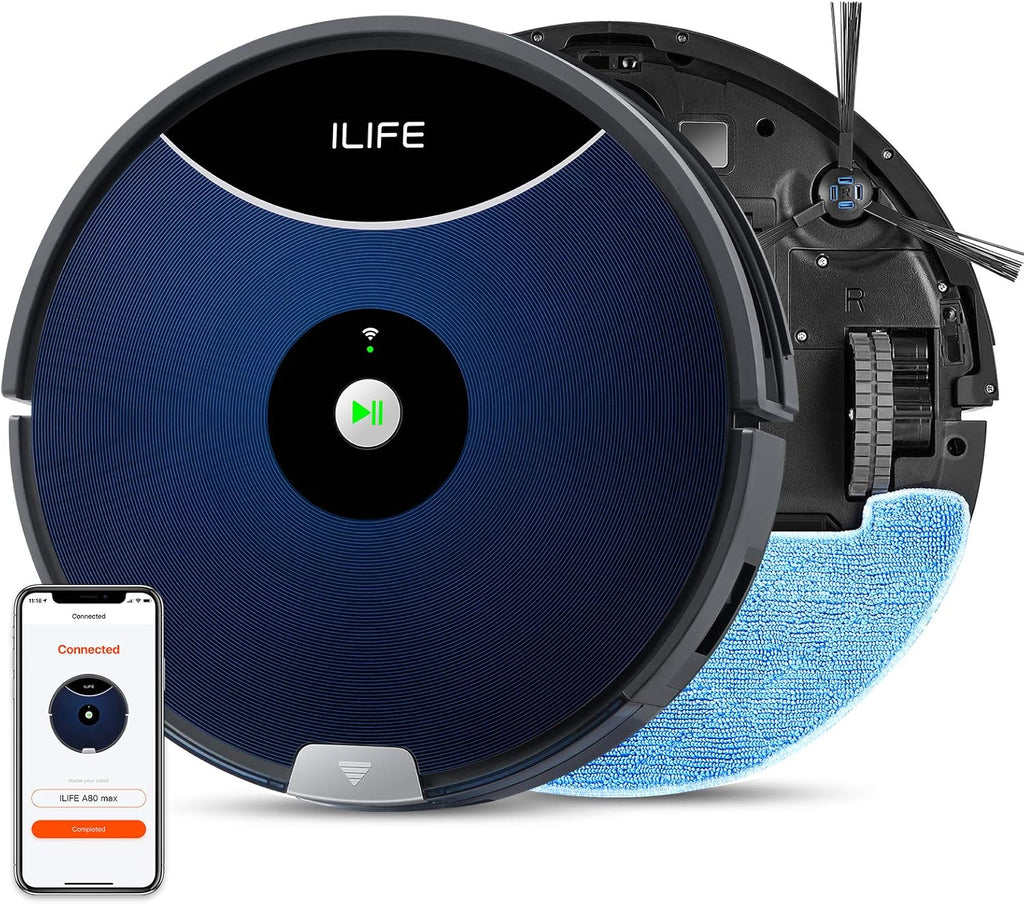 Robot Vacuum and Mop Cleaner with Lidar Navigation, 4000Pa Suction, 180min Runtime Y825422