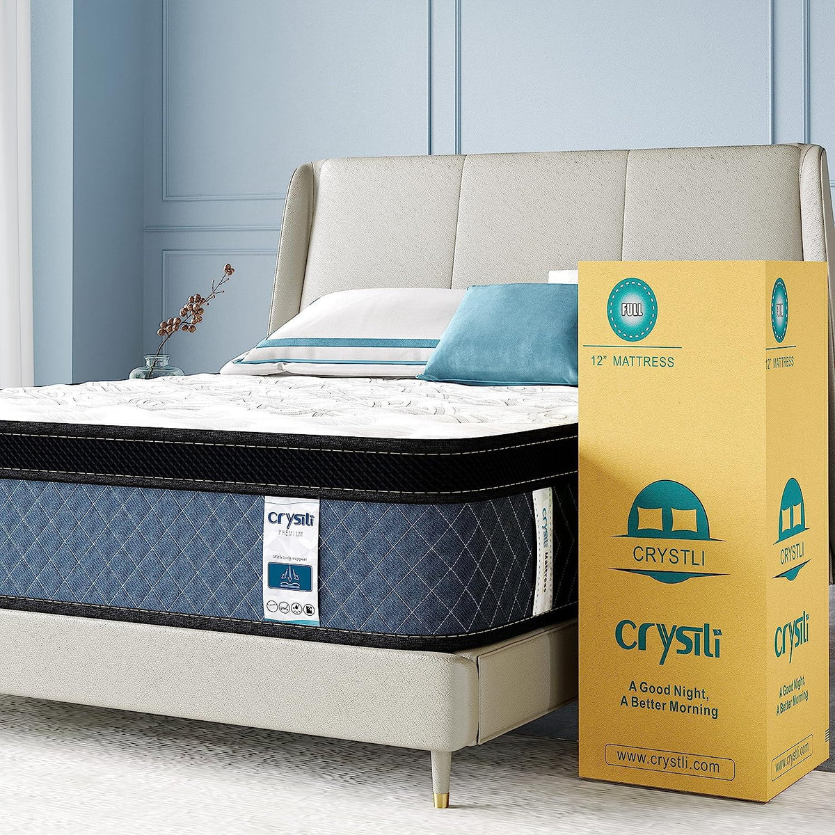 Queen Size Memory Foam Innerspring Hybrid Mattress G74800
