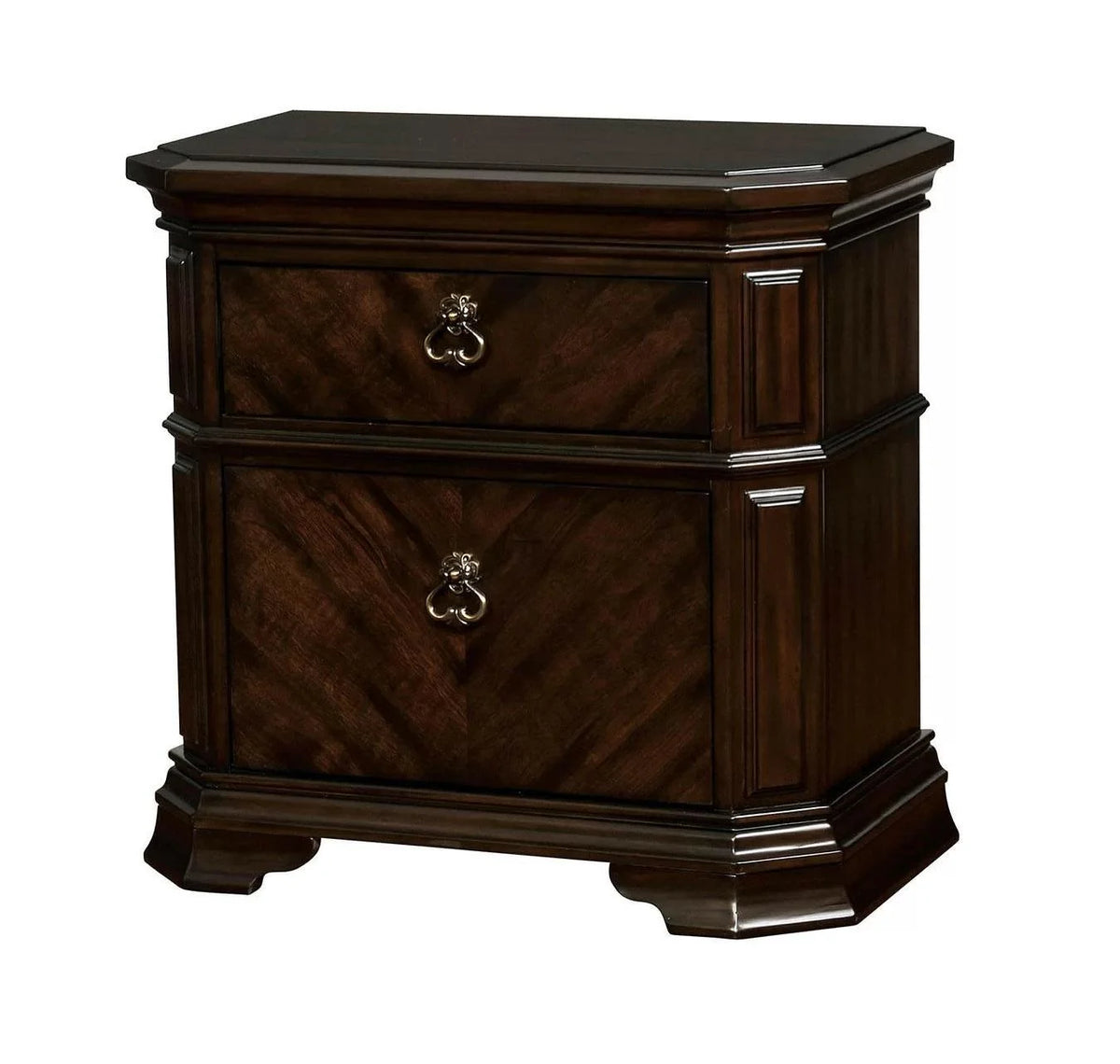 Solid Wood Queen Bedroom Set 5pcs S9949