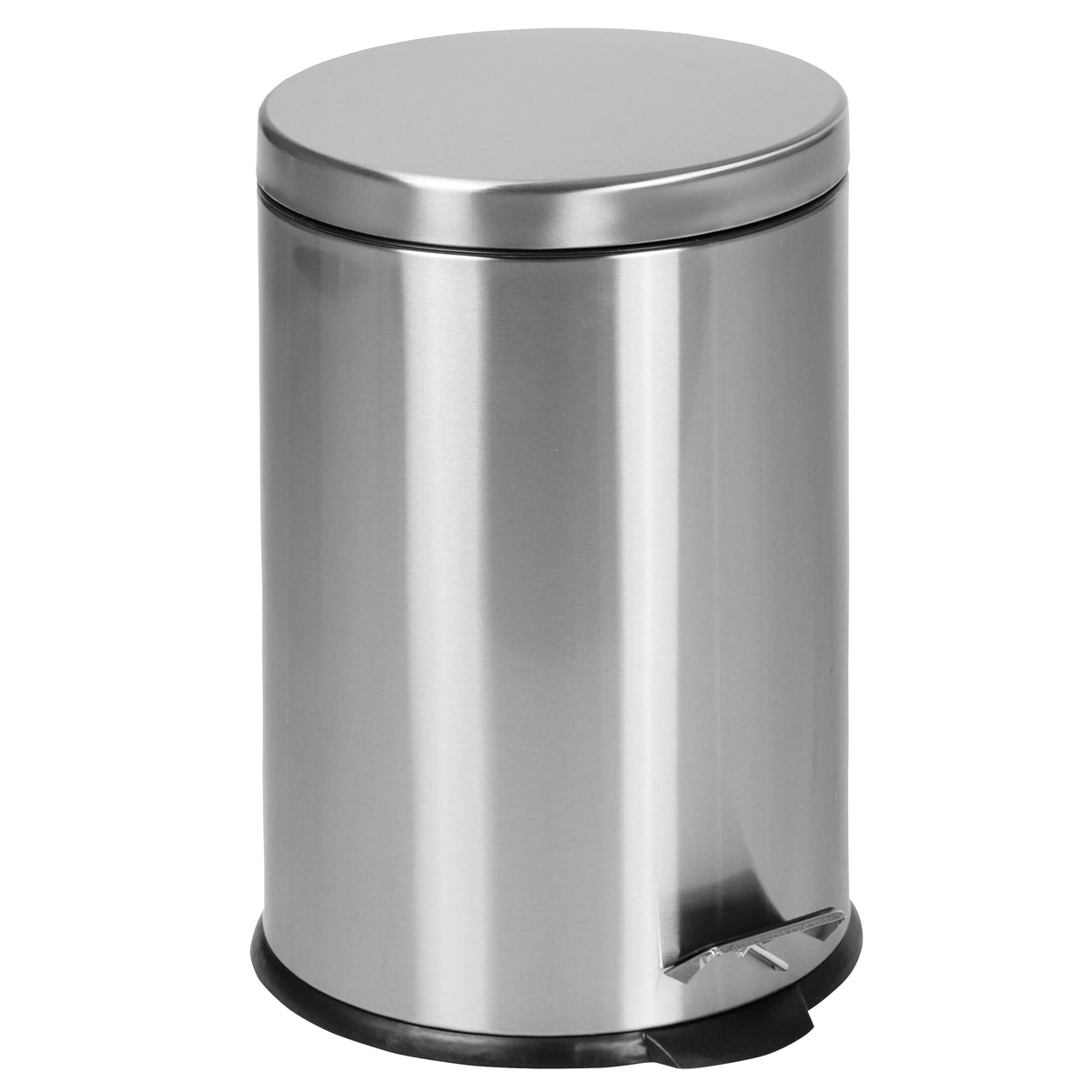 Round Stainless Steel Soft Close Step Trash Can 5.3 Gallons M7975