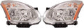 Headlight Assembly Halogen Pair for Nissan Rogue 2009 2010 R4421