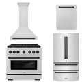36 In. Gas Range, Range Hood, Dishwasher, Refrigerator H494735