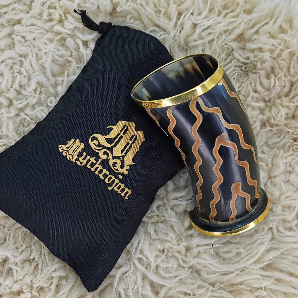 250 ML Polished Finish Drinking Horn Shot Glass C74841