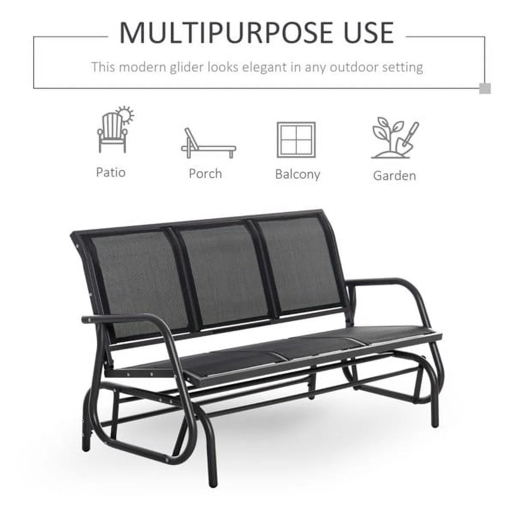 3 Seat Gliding Bench Chair W1194
