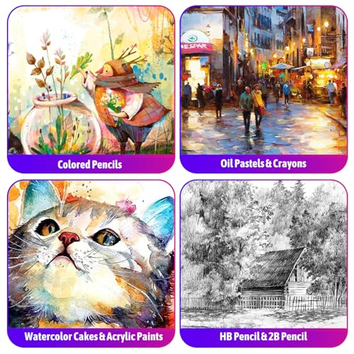 195 Pack Art Set Drawing Kit R31920