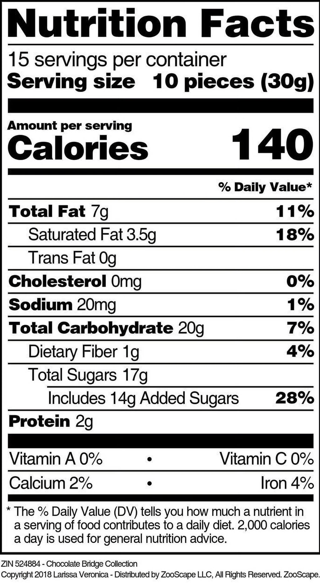 Chocolate Bridge Collection 16 oz 3-Pack B65360