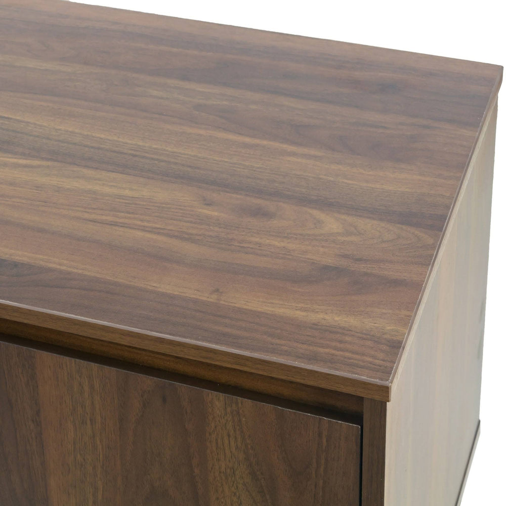 TV Stand with Two Cabinets and Open Shelves M405