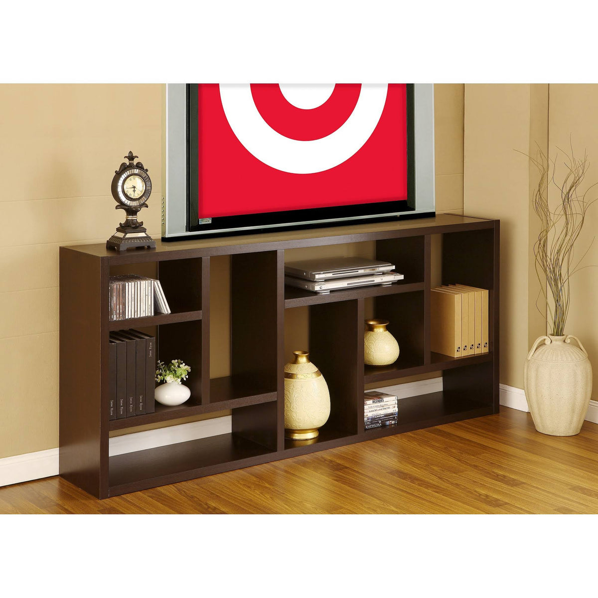 Canyon Brown 9 Shelf Bookcase E1033