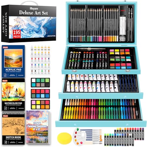 195 Pack Art Set Drawing Kit R31920