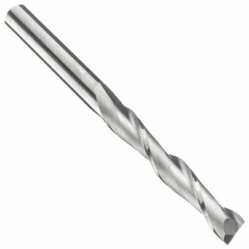 Carbide Square Nose End Mill, inch, Uncoated (Bright) Finish, 30 Degree Helix O294000