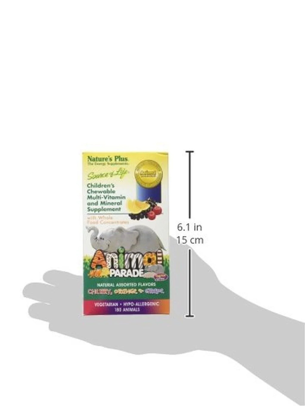 Children's Chewable Multi-Vitamin & Mineral Supplement, 180 Animal-Shaped Tablets Y2375