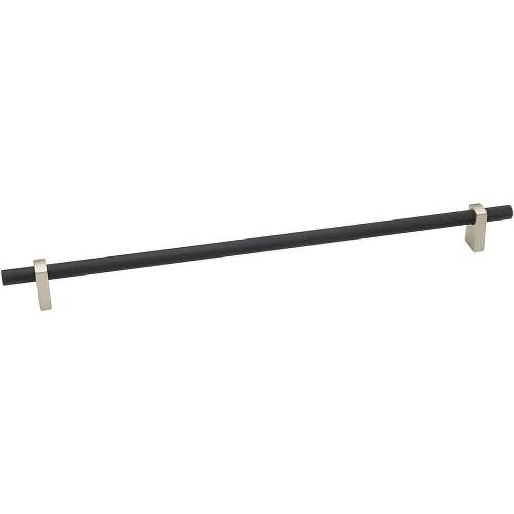 24" Center To Center Knurled Bar Appliance Pull Matte Black L81830
