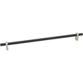 24" Center To Center Knurled Bar Appliance Pull Matte Black L81830