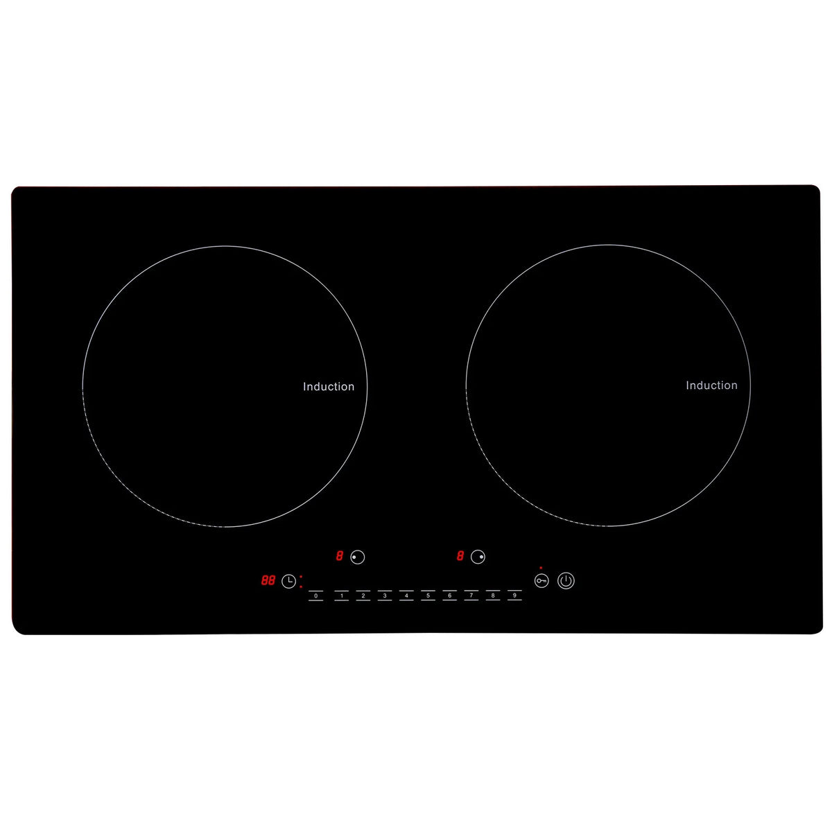 2 Burners Ceramic Glass Electric Cooktop U55569