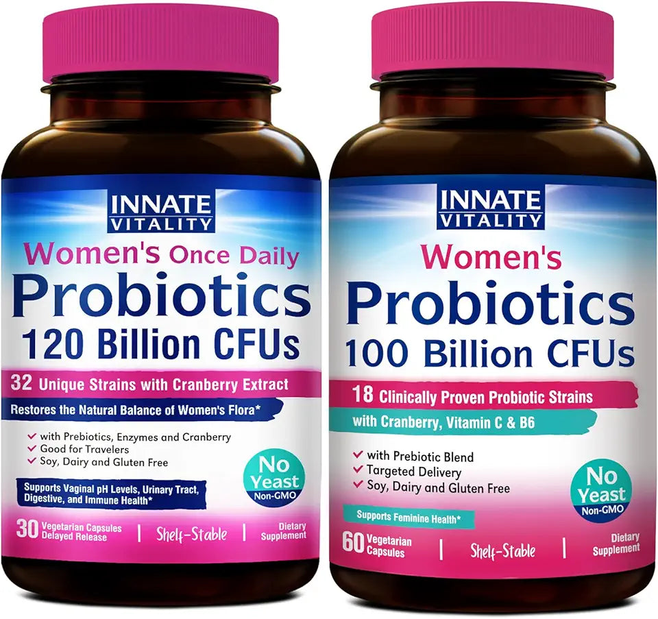 Women's Probiotic with Prebiotics, Cranberry, Vitamin C & B6 F7202