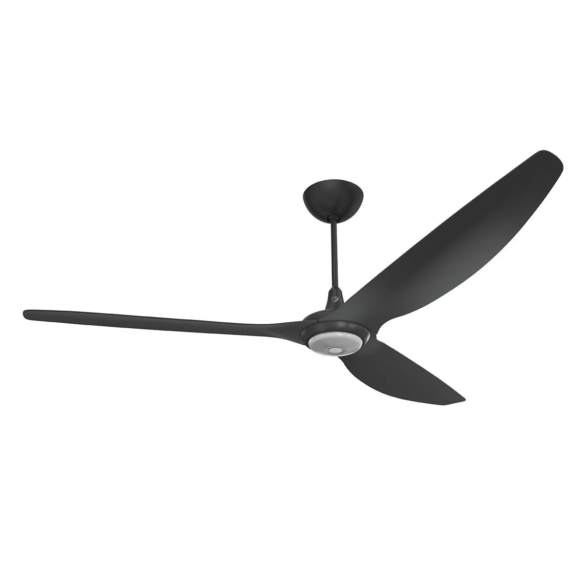 84 Ceiling Fan with Black Blades and Black Finish S8012