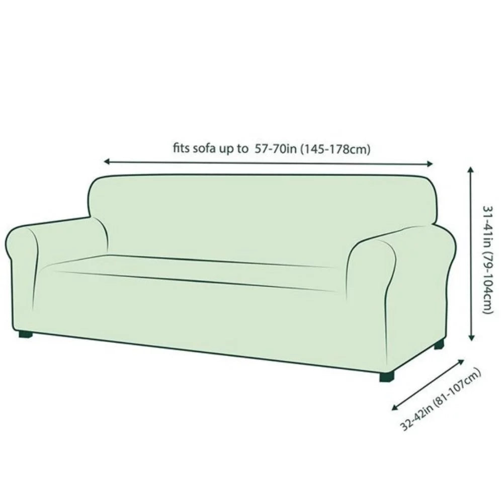 Jacquard Damask Stretch Sofa Cover Loveseat A771