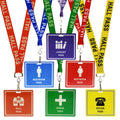36 Pack Student Hall Pass Lanyards with Breakaway Lanyards B213147
