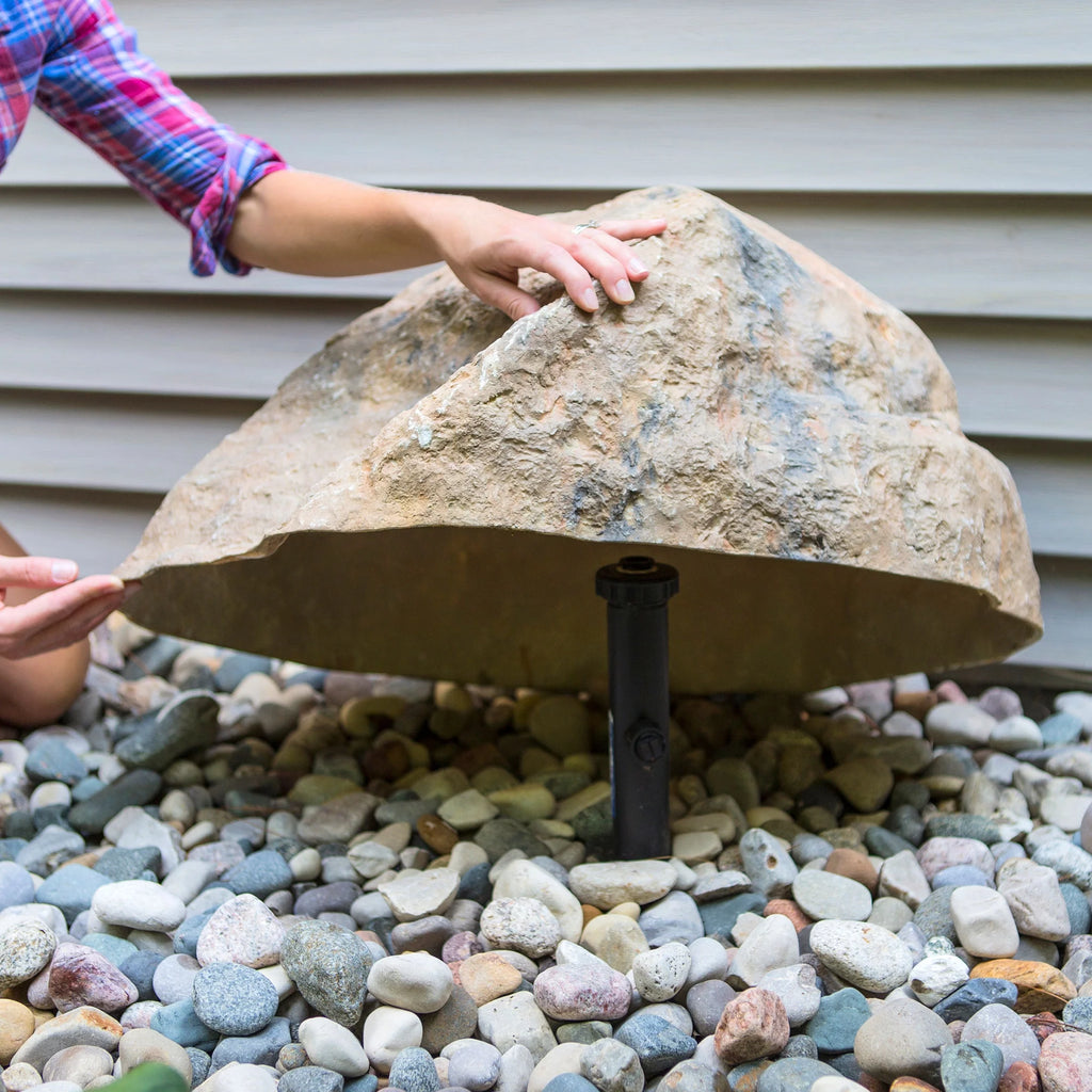 Small Tan Artificial Rock W81992