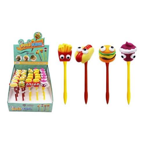 Assorted Plastic Food Pen - Pack of 30 I66535