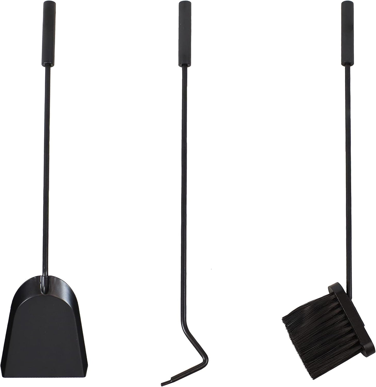 Wrought Iron Firewood Rack with Poker, Shovel and Brush Tools C455528