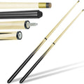 Pool Cue Stick 11mm Fiber Leather Tip 36inch Set of 2 I9104