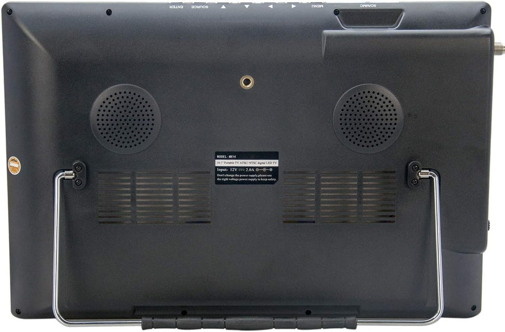 14.1 Portable Widescreen LED TV with HDMI, USB/SD Card Slot, and Remote Control P1195